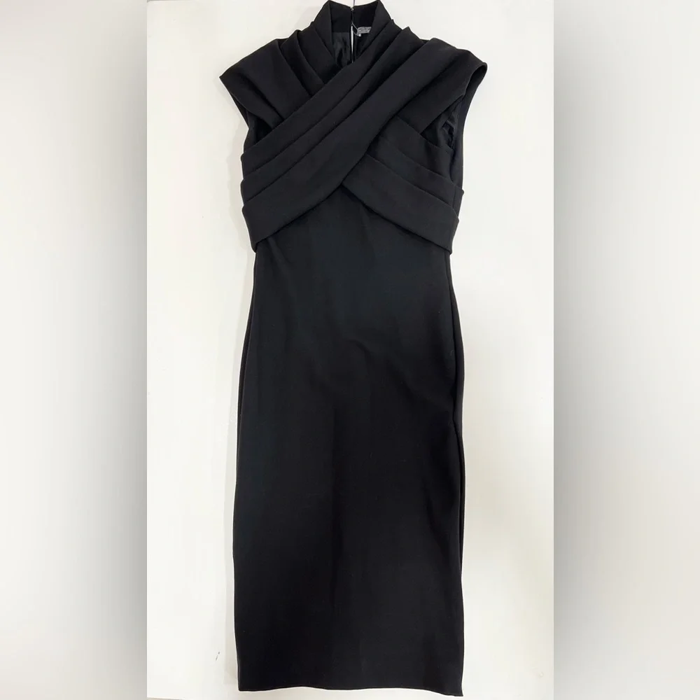 Alexander McQueen Jersey cross front wrap Dress - Picture 5 of 10